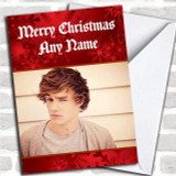 Liam Payne One Direction  Personalized  Christmas Card