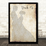 The Doors Touch Me Man Lady Dancing Song Lyric Print