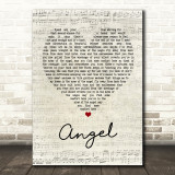 Sarah McLachlan Angel Script Heart Song Lyric Print