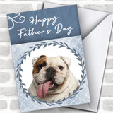 English Bulldog Dog Traditional Animal Personalized Father's Day Card