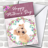 Norfolk Terrier Dog Traditional Animal Personalized Mother's Day Card