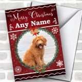 Goldendoodle Dog Traditional Animal Personalized Christmas Card