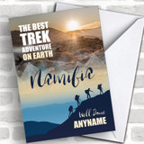 Trek Namibia Well Done Personalized Greetings Card