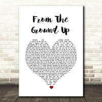 Dan Shay From The Ground Up Script Heart Song Lyric Print Red Heart Print We were talking about how our. script heart song lyric print