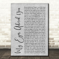 Frankie Valli My Eyes Adored You Script Heart Song Lyric Print Red Heart Print frankie valli my eyes adored you script