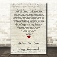 Pink Floyd Mother Script Heart Song Lyric Quote Music Poster Print Red Heart Print - crazy diamond script roblox