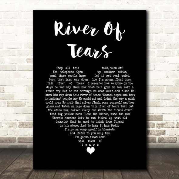 Madeleine Peyroux River Of Tears Black Heart Song Lyric Print
