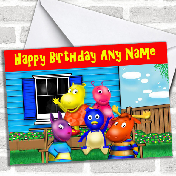 The Backyardigans Personalized Birthday Card