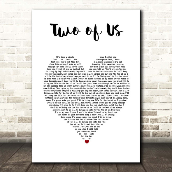 Louis Tomlinson - Two of us (lyrics) 