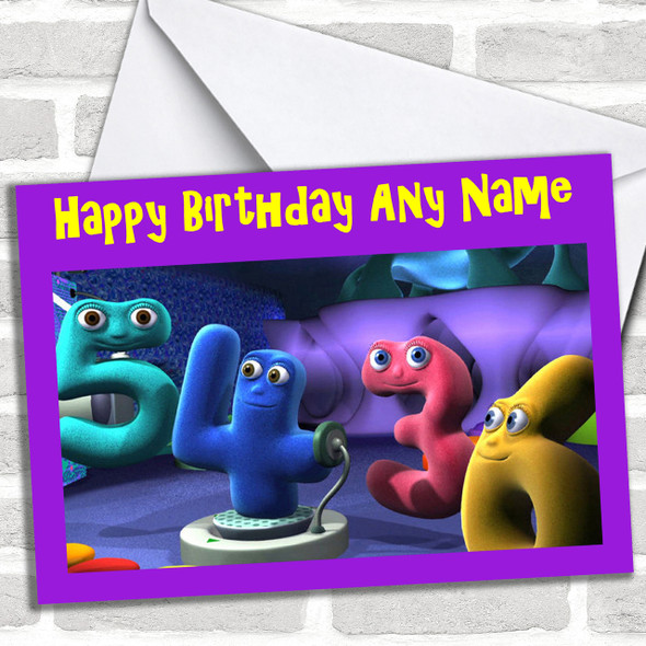 The Numberjacks Personalized Birthday Card