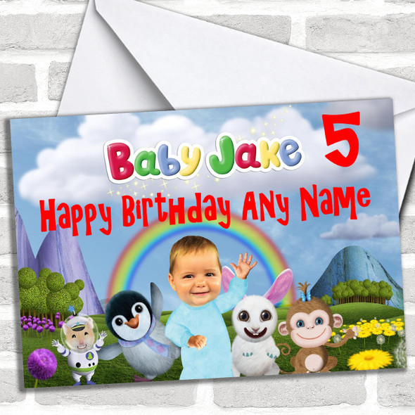 Baby Jake Personalized Birthday Card