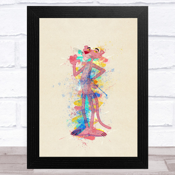 The Pink Panther Vintage Children's Kid's Wall Art Print