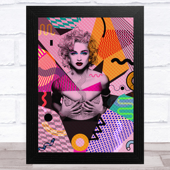 Madonna Retro Icon Celeb Wall Art Print