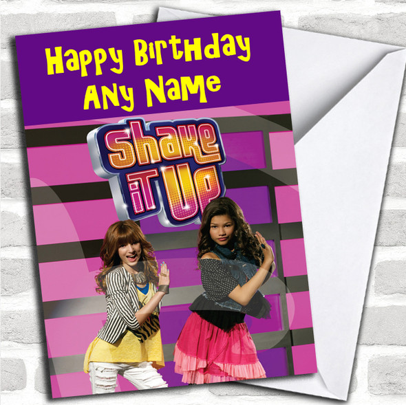 Shake It Up Personalized Birthday Card