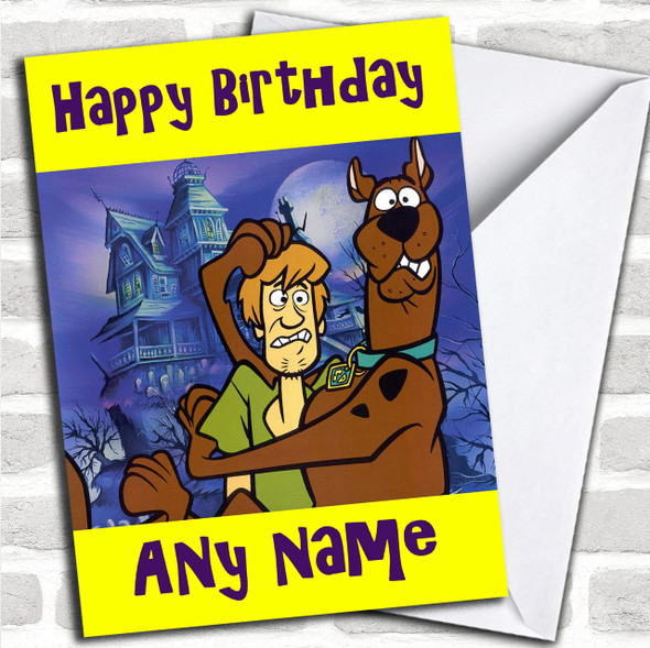 Shaggy & Scooby Doo Personalized Birthday Card