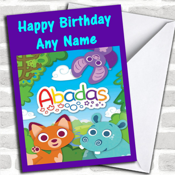 Abadas Personalized Birthday Card