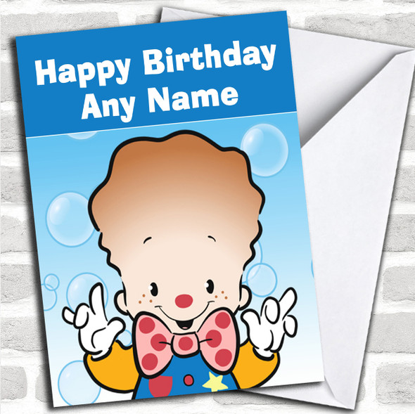 Tiny Tumble  Personalized Children's Birthday Card
