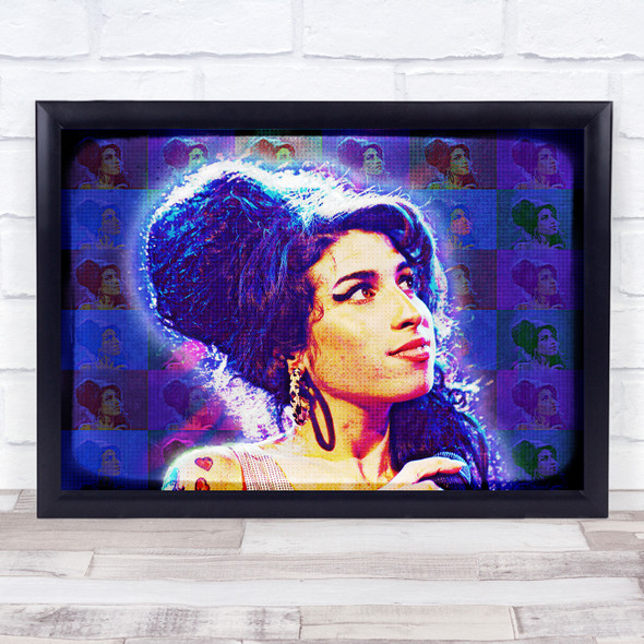 Amy Winehouse Pop Art Repeat Wall Art Print