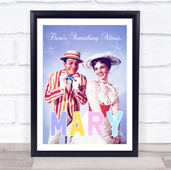 Mary Poppins Vintage Pastel There's Something About Mary Wall Art Print