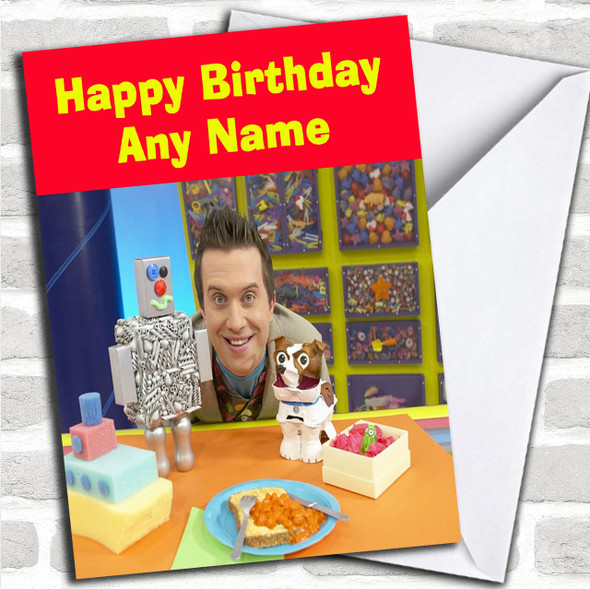 Mister Maker Red  Personalized Children's Birthday Card