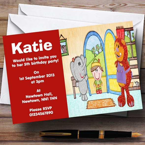 Get Squiggling Personalized Children's Birthday Party Invitations