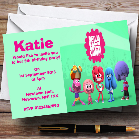 Jelly Jam Personalized Children's Birthday Party Invitations