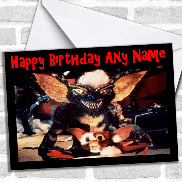 Gremlins Personalized Birthday Card