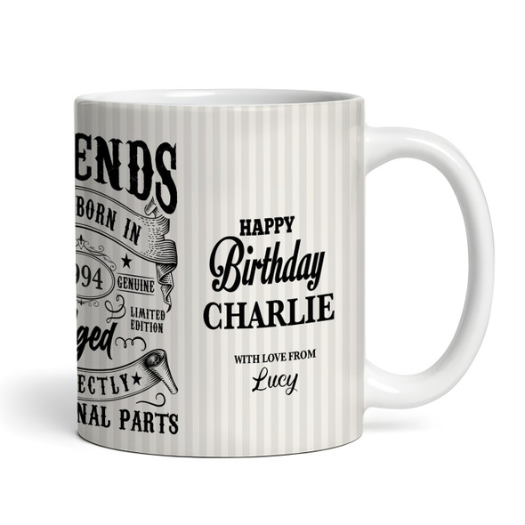 1994 Birthday Gift (Or Any Year) Legends Were Born Tea Coffee Personalized Mug