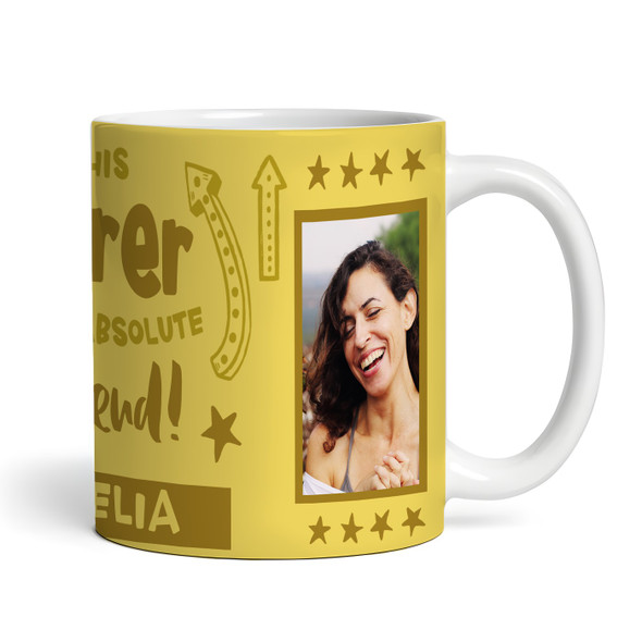 Gift For Carer Legend Photo Yellow Tea Coffee Cup Personalized Mug