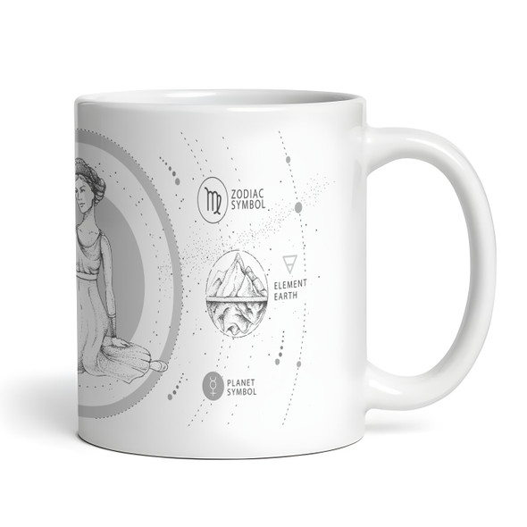 Virgo Zodiac Sign Birthday Gift Tea Coffee Cup Personalized Mug