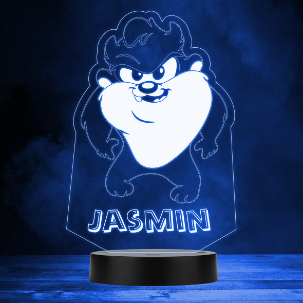 Baby Tasmanian Devil Looney Tunes Kids Personalized Gift MultiColor Lamp Night Light