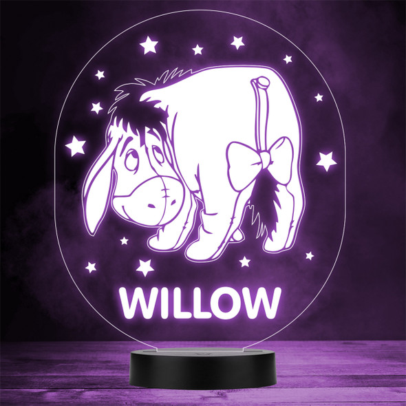 Eeyore Stars Winnie-the-Pooh Color Changing LED Lamp Personalized Gift Night Light