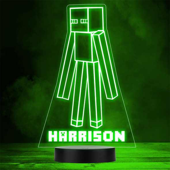 Minecraft Enderman Creepy Character Gaming LED Lamp Personalized Gift Night Light