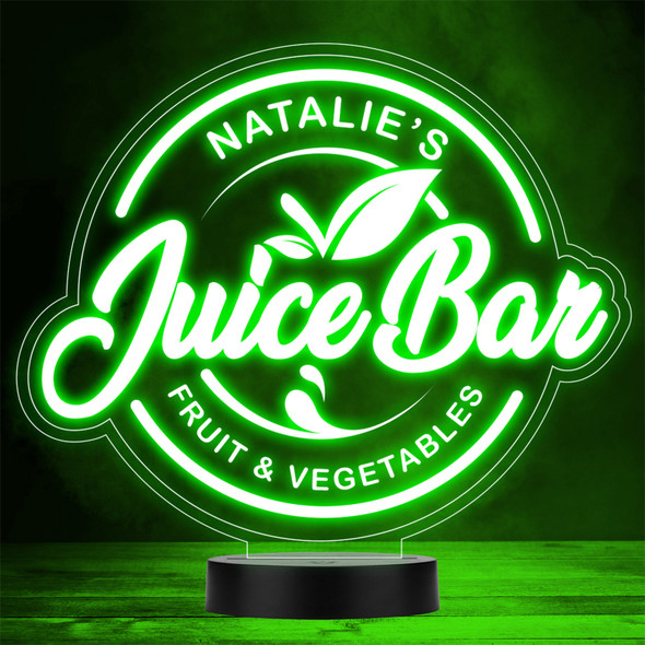 Fruit & Veg Healthy Fitness Home Juice Bar Gift Color Changing Lamp Night Light