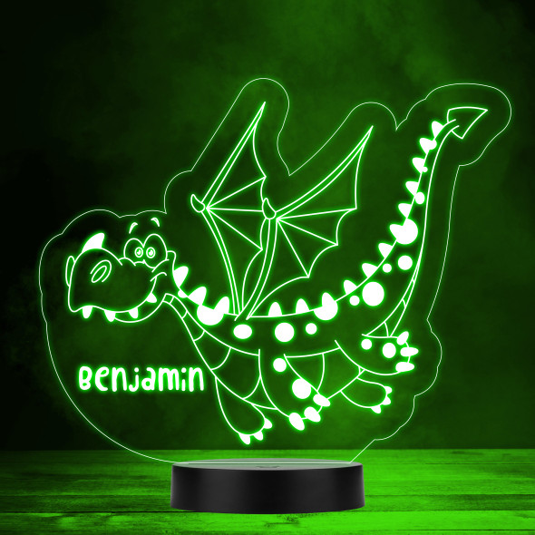 Flying Cute Dragon Color Changing LED Lamp Personalized Gift Night Light