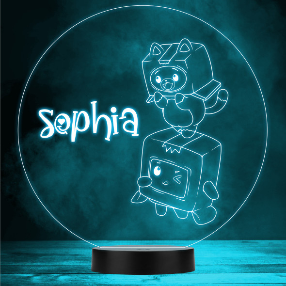 LankyBox Kids TV Show Characters LED Lamp Personalized Gift Night Light