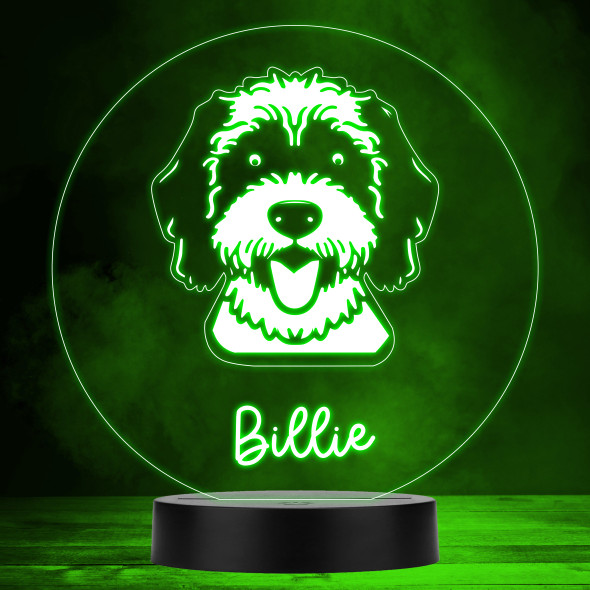 Portuguese Water Dog Pet MultiColor Personalized Gift LED Lamp Night Light