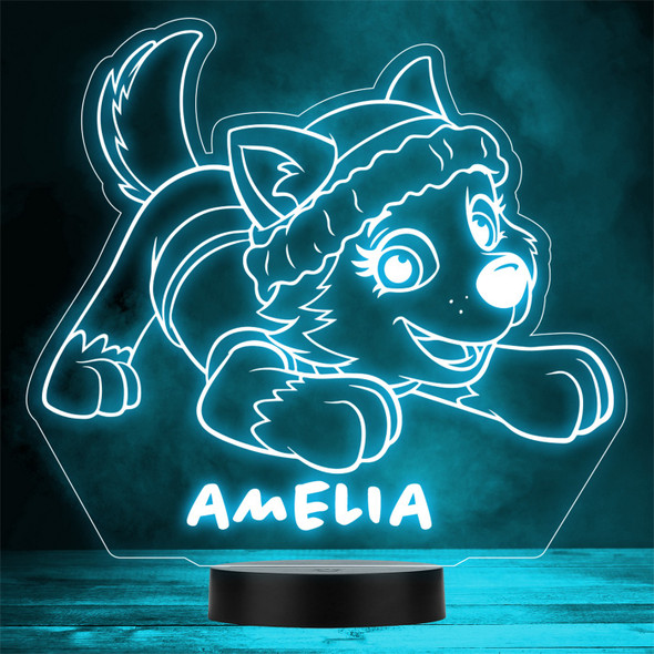 Kids Everest Paw Patrol Personalized Gift Color Changing LED Lamp Night Light