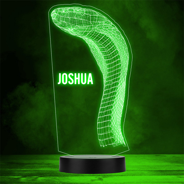 3D Style Snake's Head Geometric Personalized Gift Color Changing LED Lamp Night Light