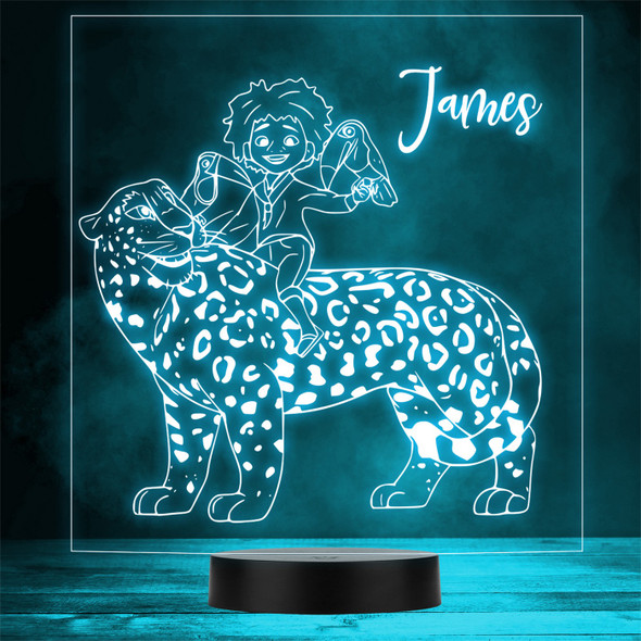 Encanto Antonio With Jaguar And Toucans Personalized Gift Any Color Lamp Night Light