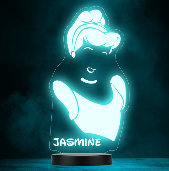 Cinderella Disney Princess Ball Personalized Gift Color Changing Lamp Night Light