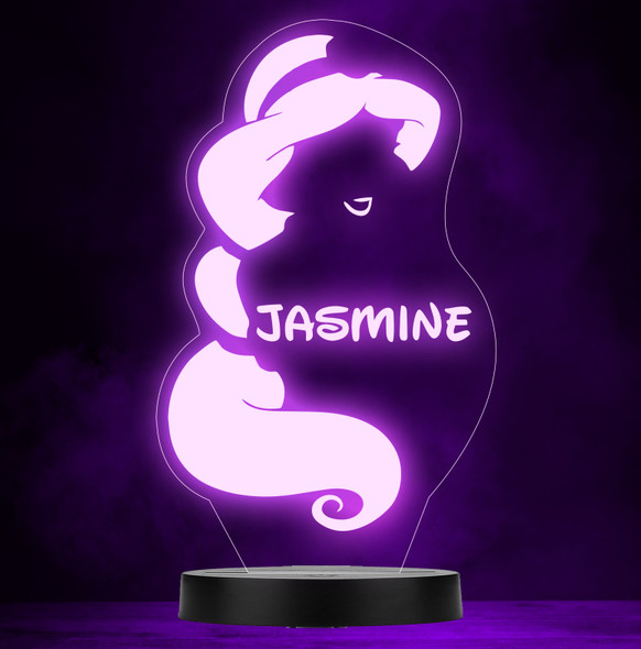 Jasmine Disney Princess Personalized Gift Color Changing LED Lamp Night Light