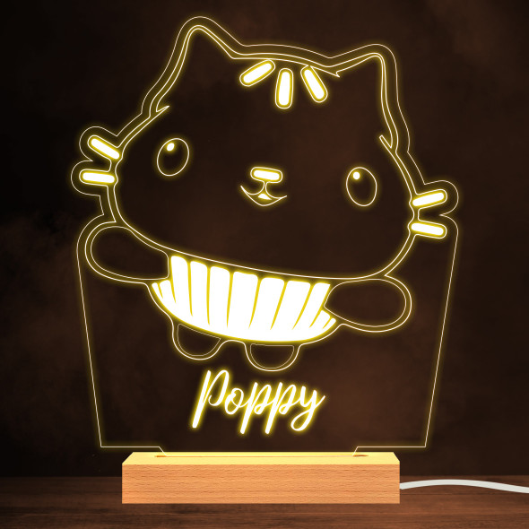 Cakey Gabby Dollhouse Kids Tv Show Personalized Gift Warm White Lamp Night Light