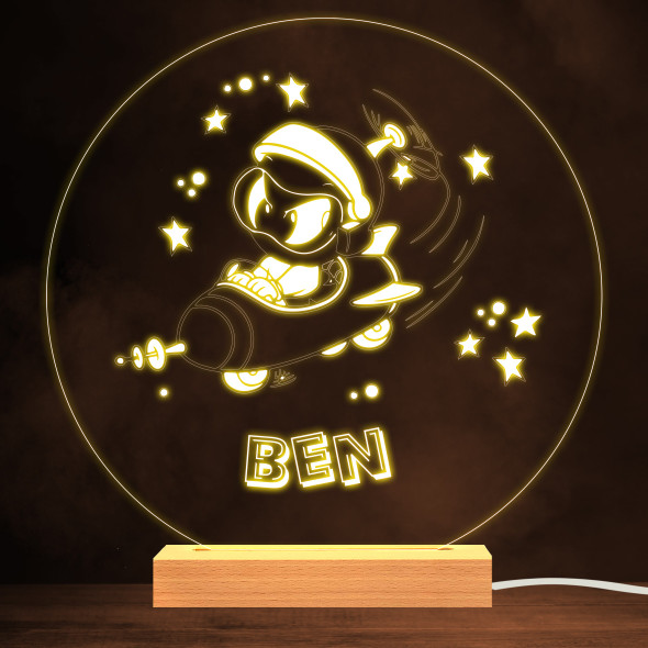 Marvin The Martian Space Looney Tunes Kids Personalized Gift Lamp Night Light