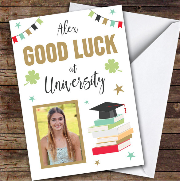 Personalized Off To University Card For Anyone Photo Books Hat