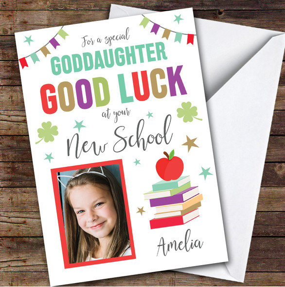 Personalized Going To New School Card For Goddaughter Photo Books Apple