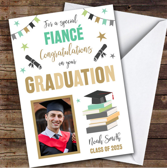 Personalized Graduation Card For Fiance Photo Books Hat