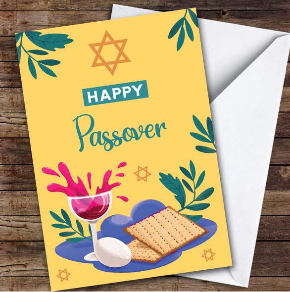 Personalized Passover Card For Anyone Food Drink
