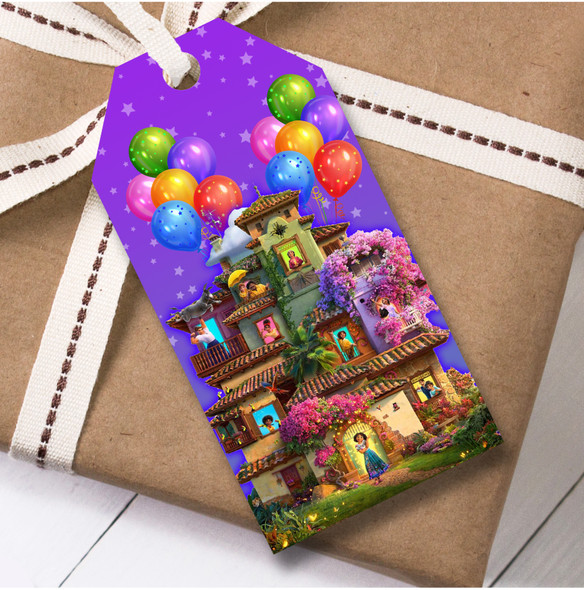 Birthday 12 Large Gift Tags Disney Encanto Kids Birthday