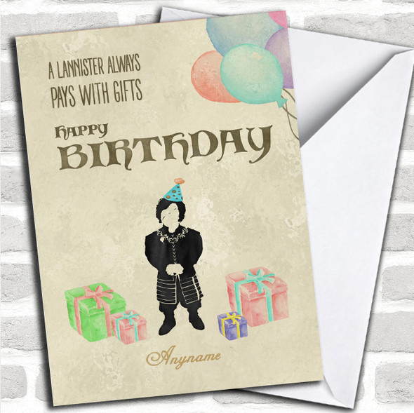 Got Funny Tyrian Lannister Gifts Game Of Thrones Birthday Personalized Card